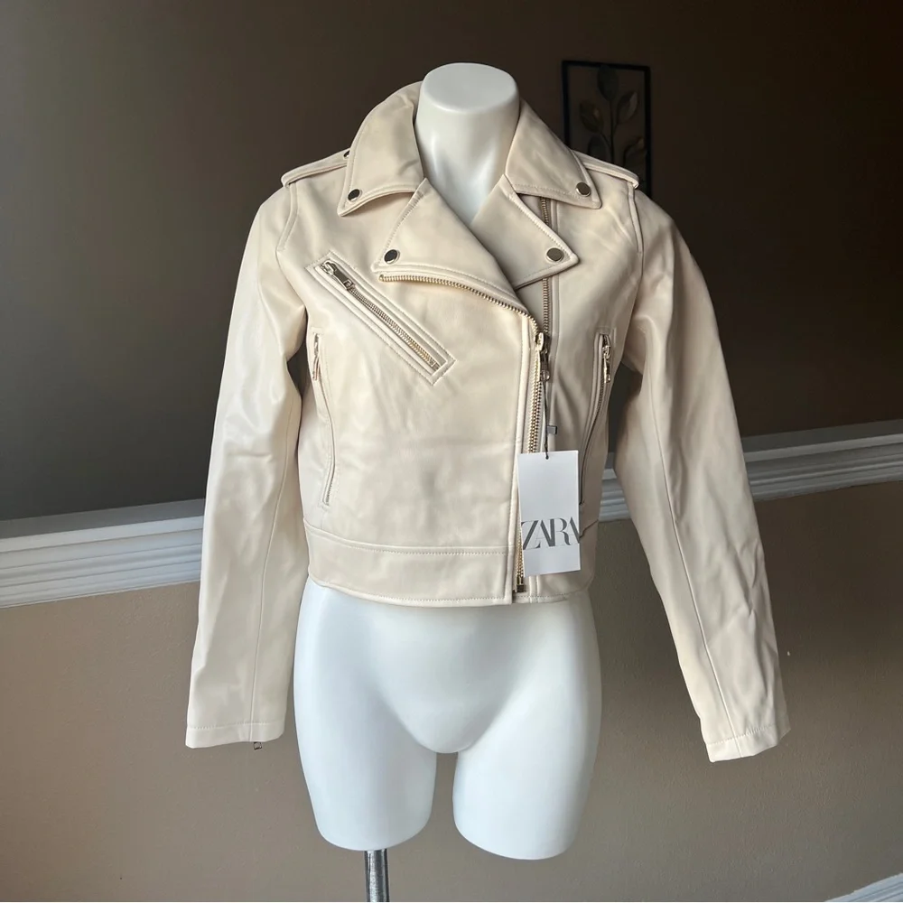 FAUX LEATHER JACKET | 3046/050/712